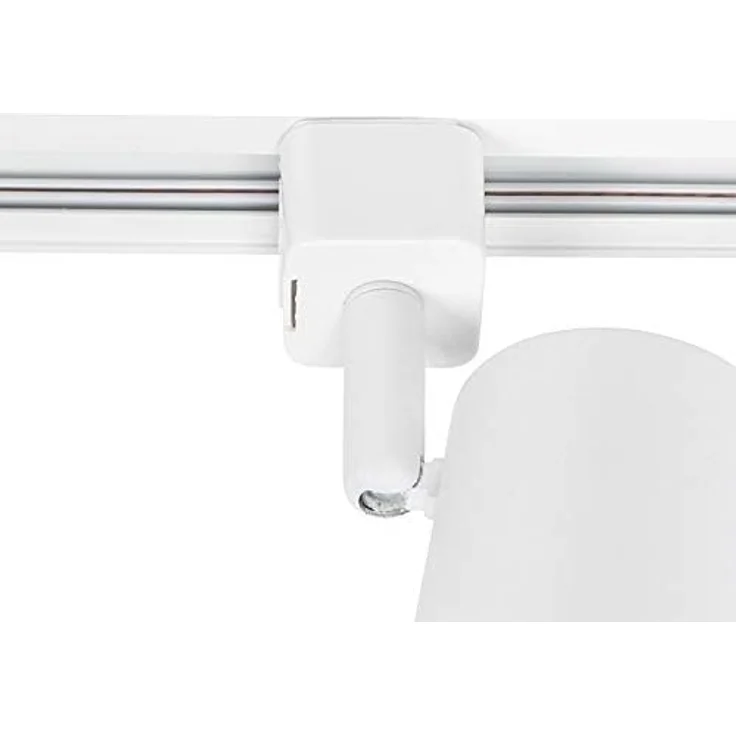 Qazqa Schienensystem-Sets Iconic jeana, ohne Leuchtmittel, GU10, Weiß, Modern, Aluminium, Deckenstrahler 3-flammig – Bild 6