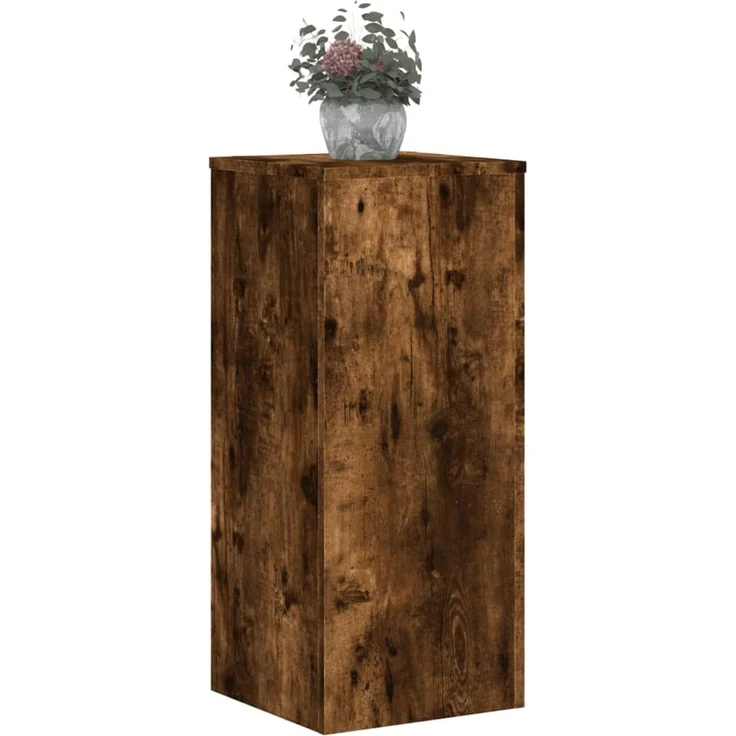 vidaXL Pflanzenständer 2 Stk. Räuchereiche 30x30x70 cm Holzwerkstoff 852928 – Bild 8