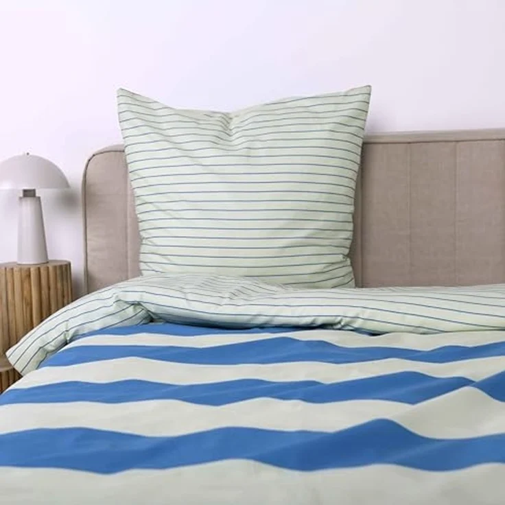 TOM TAILOR HOME Bettwäsche BOLD STRIPES in Gr. 135x200cm, 155x220cm oder 200x220cm, Renforcé, 2 teilig, new bedroom, mit farbigem Markenreißverschluss – Bild 4