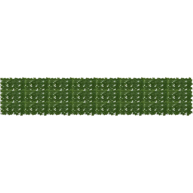 vidaXL Balkonsichtschutz mit Blättern Grün 400 x 75 cm 42040654 – Bild 1