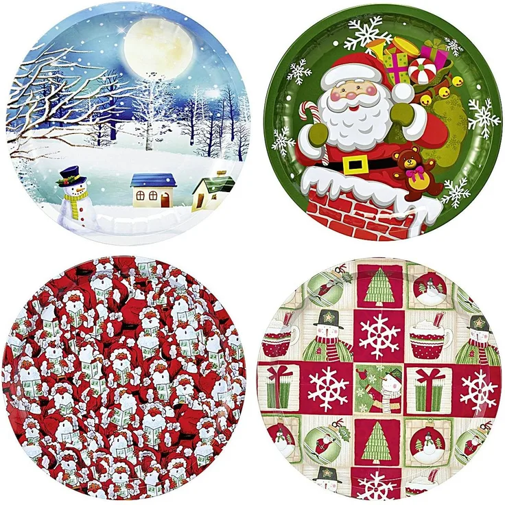 HI Weihnachtsteller Ø26cm sortiert