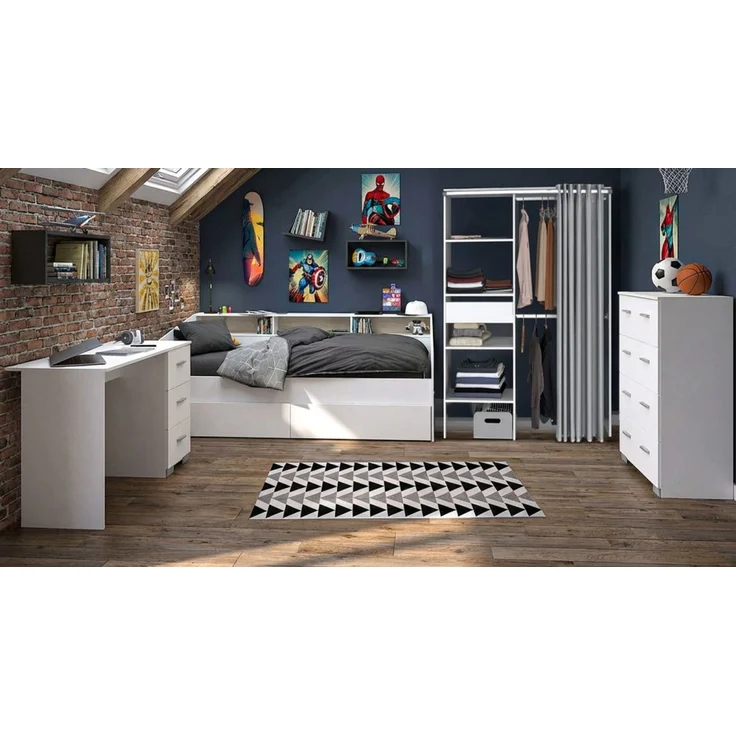 Parisot Kinderzimmer und Jugendzimmer Sleep in weiß Set 4-tlg. – Bild 1