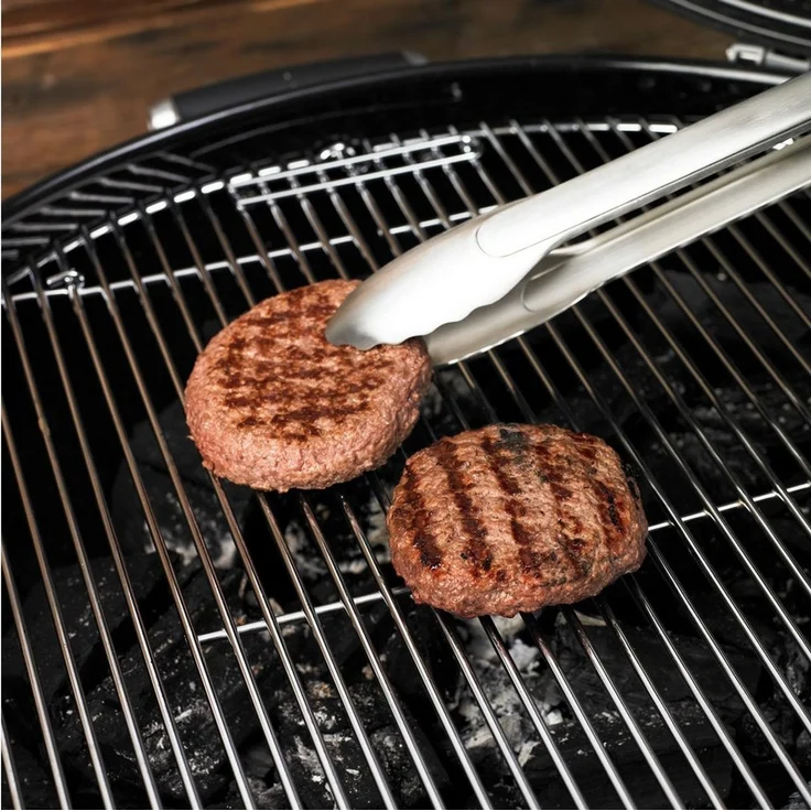RÖSLE Barbecue-Grillzange, Hochwertige Grillzange mit patentiertem Verschlusssystem zum Grillen, Kochen und Servieren, 30 cm, Edelstahl 18/10, Spülmaschinengeeignet, Silber – Bild 2