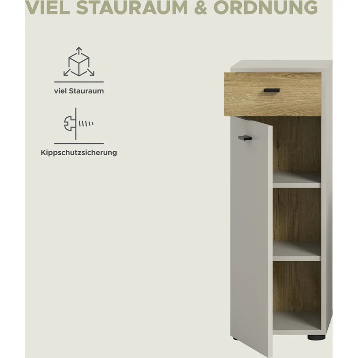 Aqua Standschrank in Kaschmir Melamin – Bild 10