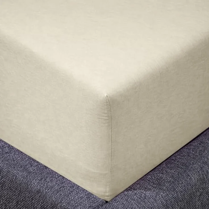 Traumschloss Spannbettlaken Comfort, Jersey, Kiesel, 90-100x200, 100% Baumwolle – Bild 3