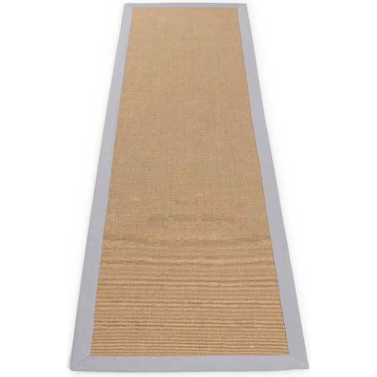 carpetfine Läufer Sisal, rechteckig, Höhe: 5 mm, mit farbiger Bordüre, Anti Rutsch Rückseite – Bild 5