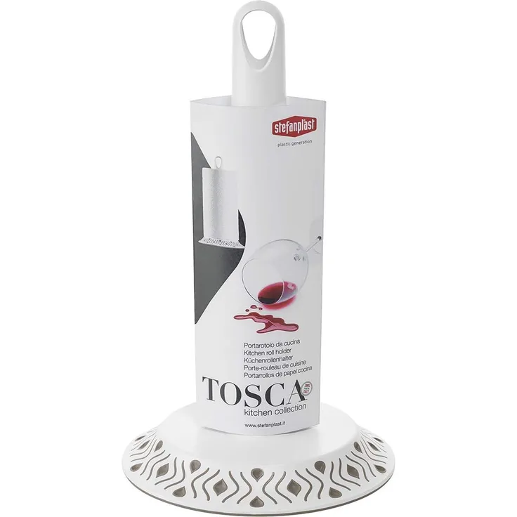 Stefanplast schale Tosca 29x13 cm weiß-taupe