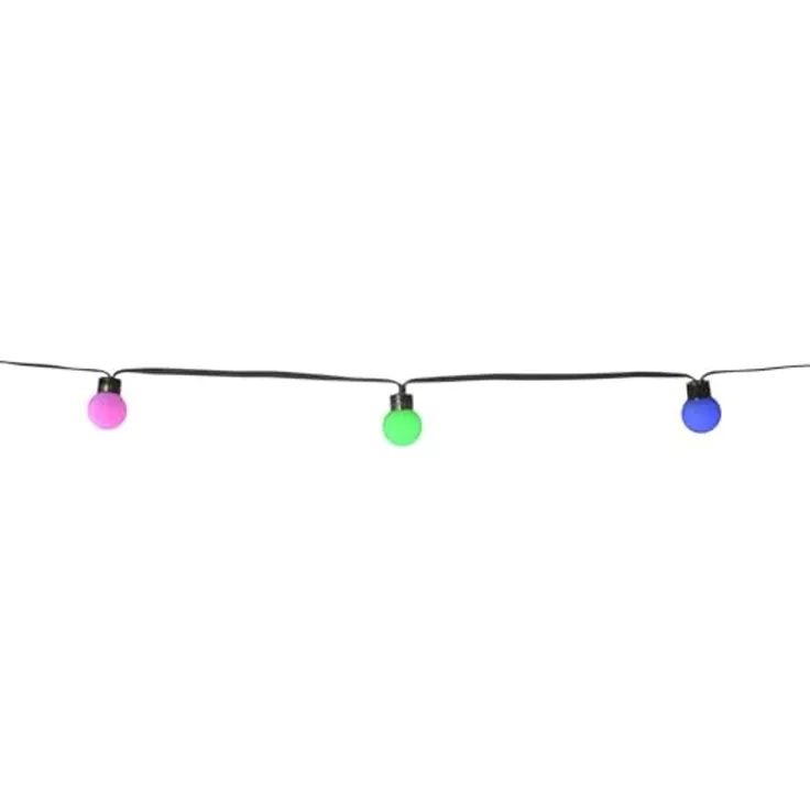 Lite Bulb Moments LBM 10 m intelligente Lichterkette für den Außenbereich - 50 x Kugel 3 cm