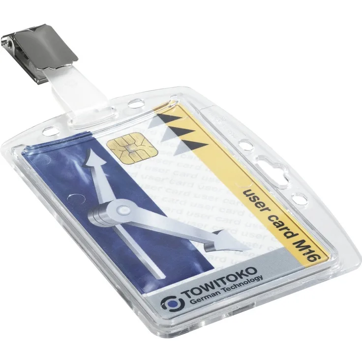 DURABLE Namensschilder mit Clip 8,5 x 5,4 cm, 25 St.