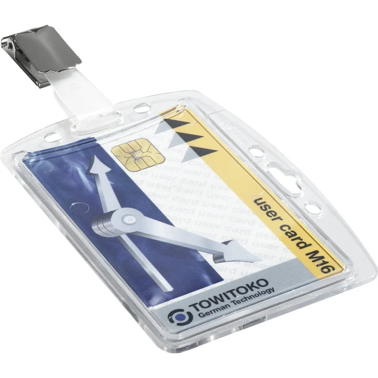 DURABLE Namensschilder mit Clip 8,5 x 5,4 cm, 25 St.