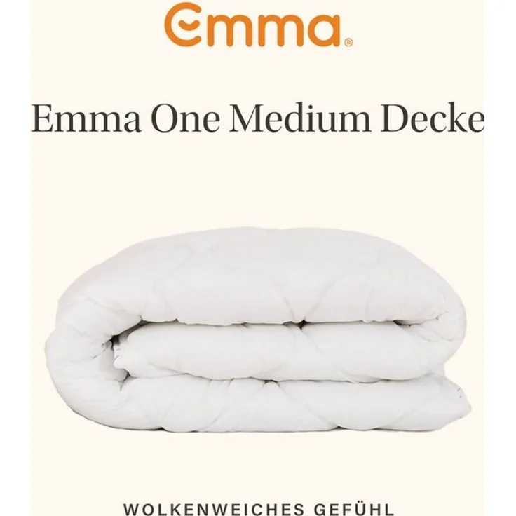 Emma Microfaserbettdecke Emma One Medium Decke, Gesteppte Decke für durchgehend gemütliche Nächte – Bild 3