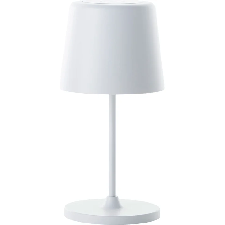 Brilliant Lampe Kaami LED Außentischleuchte 37cm weiß matt Metall/Holz weiß 2 W LED integriert – Bild 8