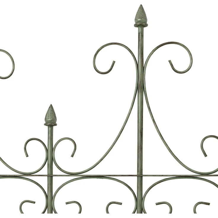 Rankgitter KALLE - 100x2x150cm, Metall, Antik-Grün | Rankhilfe Kletterpflanzen Gartendekoration – Bild 6