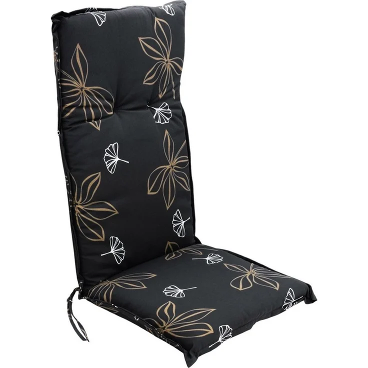 Spetebo Hochlehnerauflage Universal Hochlehner Auflage 123 cm, (Packung, 1 St, 1 Auflage), Polsterauflage für Hochlehner Gartenstühle – Bild 1
