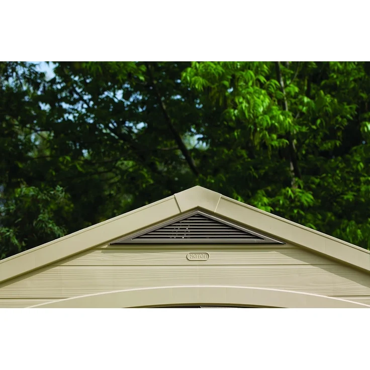 Keter Gerätehaus Factor 86 Beige 418554 – Bild 8