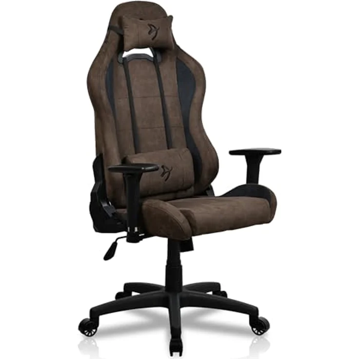Arozzi Torretta Supersoft, Ergonomischer Bürostuhl mit Supersoft™ Mikrofaser, 3D Armlehnen und verstellbaren Kissen, bis zu 120 kg – Bild 1