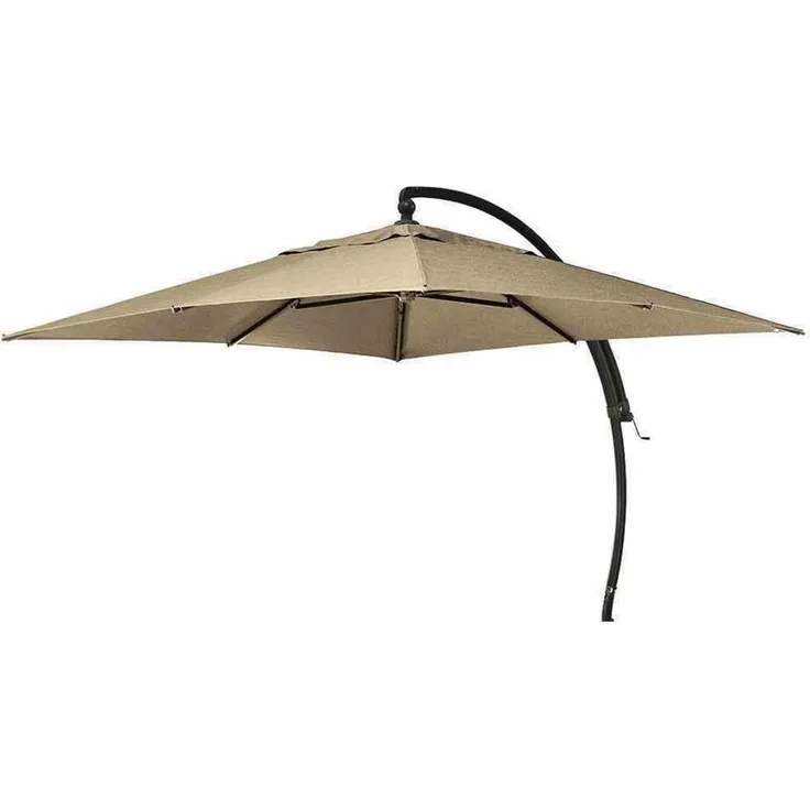 Ampelschirm Easy Sun 320x320 cm, anthrazit / taupe