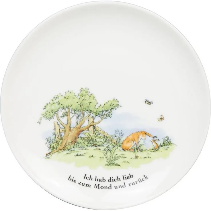 KÖNITZ 1142662893 Teller Ø 19,1 cm Weißt du eigentlich, wie lieb ich dich hab! aus Porzellan