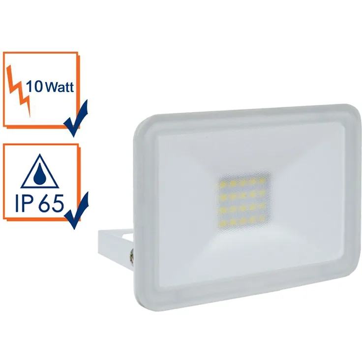 10Watt LED Strahler / Fluter mit Befestigungsbügel, IP65, Fassadenbeleuchtung