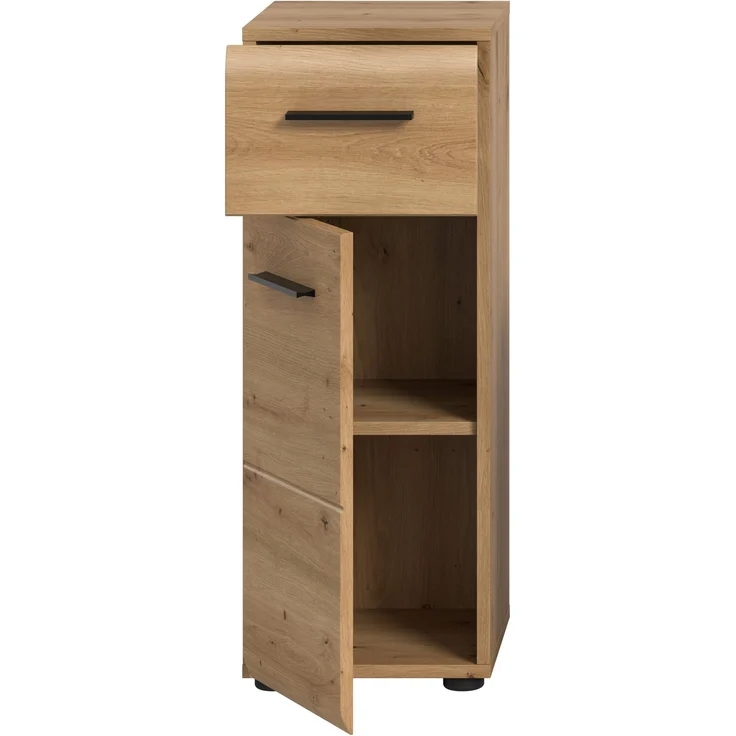 Standschrank (B/H/T: 30x80x30 cm) in Artisan Oak Nachbildung und Artisan Oak Nachbildung – Bild 3
