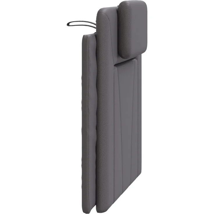 vidaXL Kopfteil-Kissen Grau 80 cm Kunstleder 374763 – Bild 6