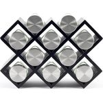 Hanseküche Gewürzregal Gewürzregal aus Holz – FSC®-zertifiziert, Komplettset inkl. Gläser und Streuaufsatz 1-tlg, Komplettset aus nachhaltigem und zertifiziertem Bambusholz