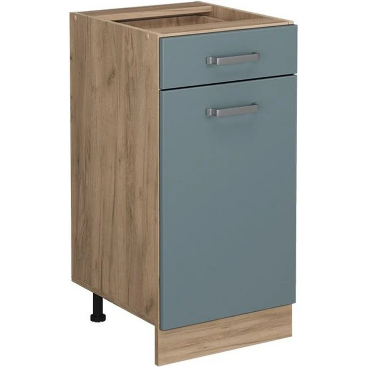 Küchenunterschrank R-Line Blau-Grau 40 cm ohne Arbeitsplatte Vicco – Bild 1