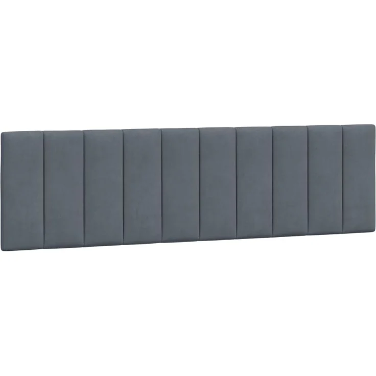 vidaXL Kopfteil-Kissen Dunkelgrau 180 cm Samt – Bild 3