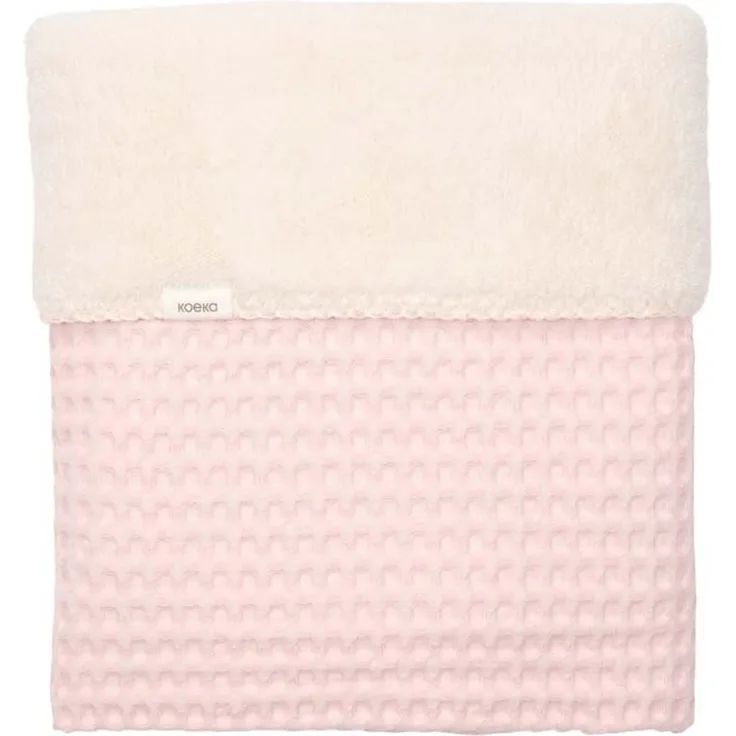 Koeka Oslo Bettdecke - Größe 100 x 150 - Waffel/Te
