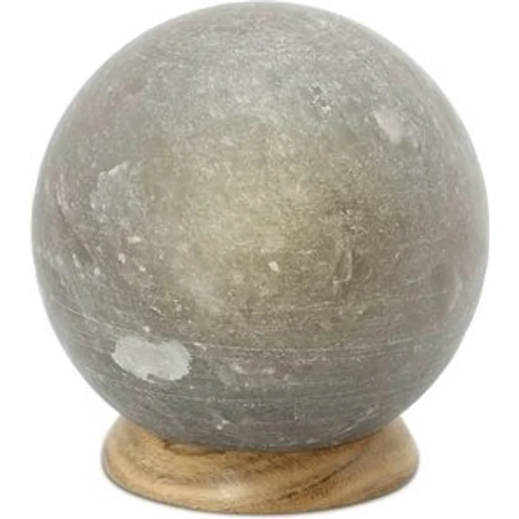 Beleuchteter Salzkristall PLANET Grey Line – Bild 5