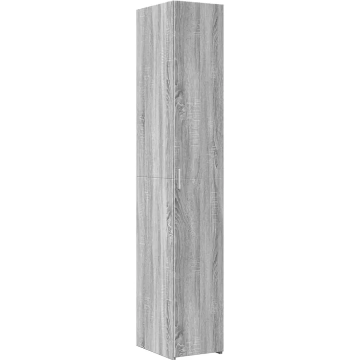 vidaXL Hochschrank Schmal Grau Sonoma 30x42,5x225 cm Holzwerkstoff 3281264 – Bild 6