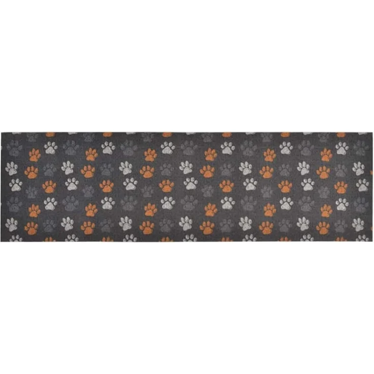 vidaXL Küchenteppich Waschbar Pfoten 60x180 cm Samt 136574 – Bild 5