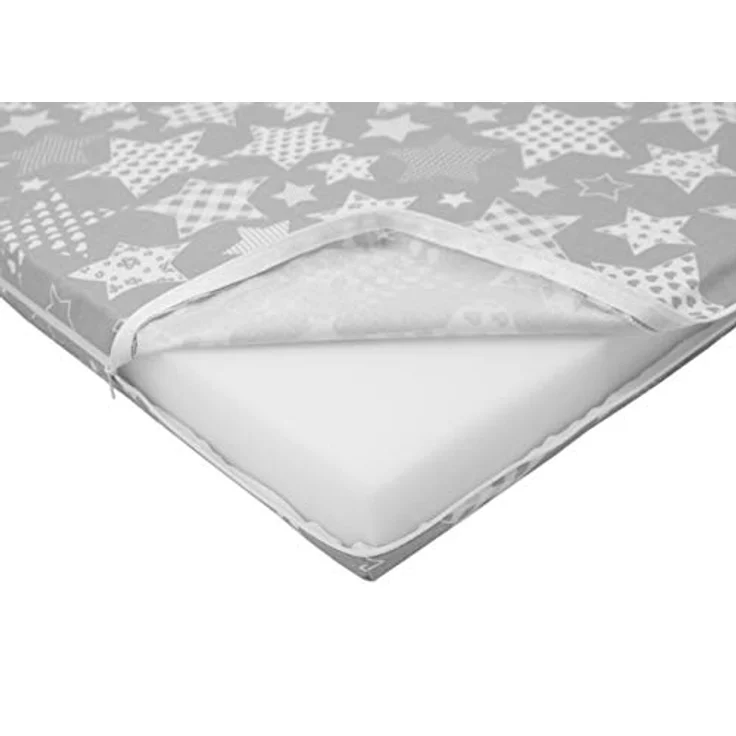 Kindermatratze Babymatratze mit Baumwollbezug, waschbar & rollbar–Allergikergeeignet, Best for Kids, 6 cm hoch, (Set), 60x120 cm, Bezug aus Baumwolle, Hergestellt in der EU – Bild 4