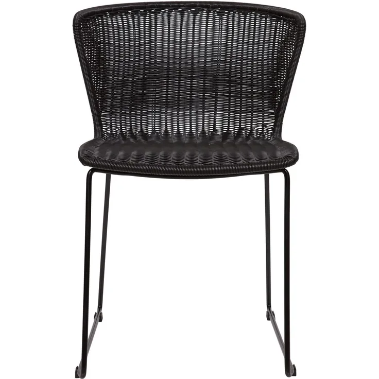 2er Set Stuhl Wings - Schwarz