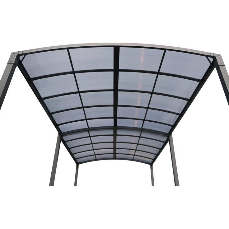 Tepro Pavillon Chicago 290 x 302-560 cm anthrazit Gartenzelt Gartenpavillon – Bild 5