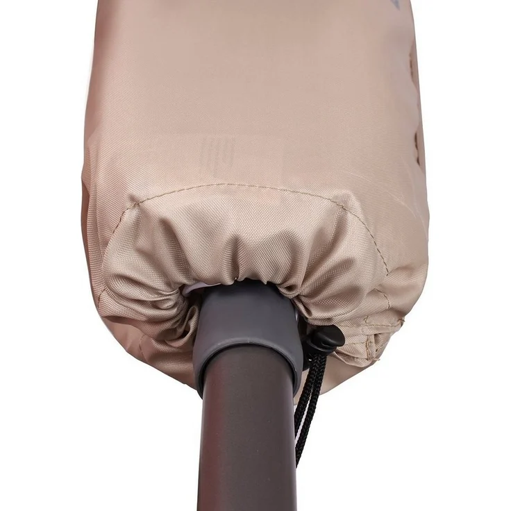 Sekey Sonnenschirm-Schutzhülle Sonnenschirm Schutzhülle Wasserdicht Abdeckung Abdeckhaube Schutzhaube, aus Polyester, für Ø 200 cm Balkonschirm, Größe: L – Bild 2