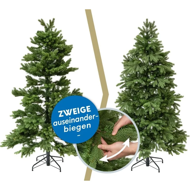 Evergreen Künstlicher Weihnachtsbaum Frost Fichte – Bild 9