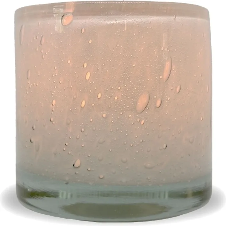 Securit® Stage AYLA mundgeblasenes recyceltes Glas weiß