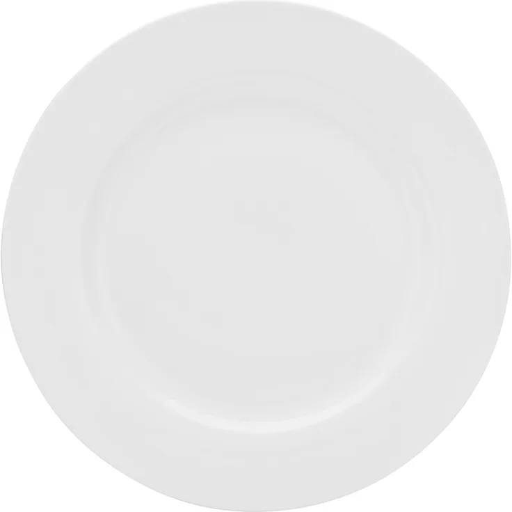 Speiseteller FLEUR ROYAL BHT 27x1.80x27 cm weiß
