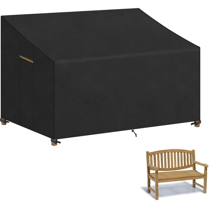 Gartenbank Abdeckung wasserdicht Polyrattan – Bild 1