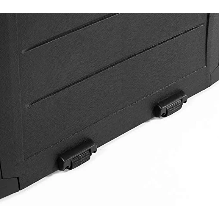 Deuba Auflagenbox, 270L Haltegriffe Rollen Balkon Wohnzimmer Rattan-Optik Anthrazit – Bild 4