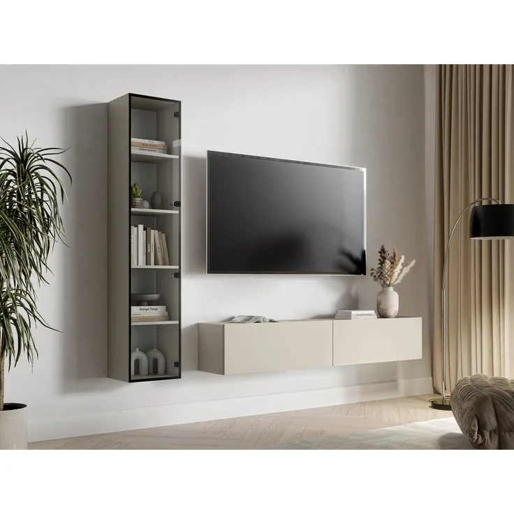 Wohnzimmer-Set Gevto II (Farbe: Cashmere)
