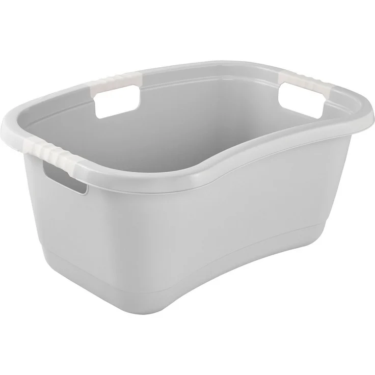 keeeper Wäschewanne janne, ergonomisch, mit Softgriffen, 65 x 45 x 28 cm, 50 l (1 St), Wäschekorb, Wanne in Nierenform – Bild 5