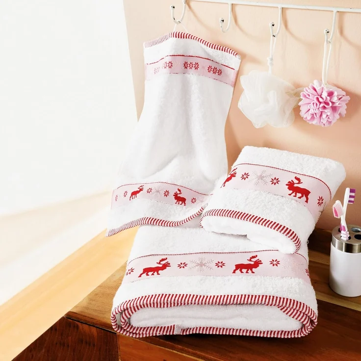 Erwin Müller Handtuch Handtuch 2er-Pack, Frottier, Walk-Frottier Motiv: Elch – Bild 5