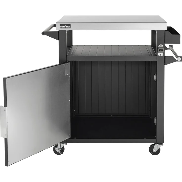 Primaster Grillwagen Napa L Universal 1-türig 90x90 cm schwarz – Bild 5
