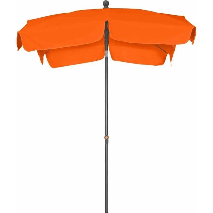 Tropico Mittelstockschirm anthrazit/terracotta 210x140cm – Bild 2