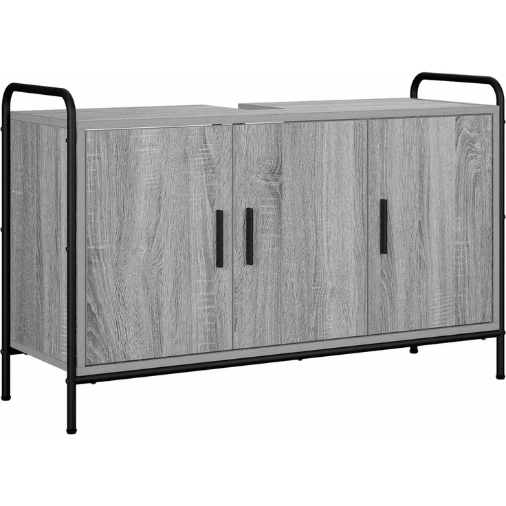 vidaXL Badezimmerschrank-Set 4 stk. Sonoma-Grau 40 x 36 x 200,5 cm 3444672 – Bild 6