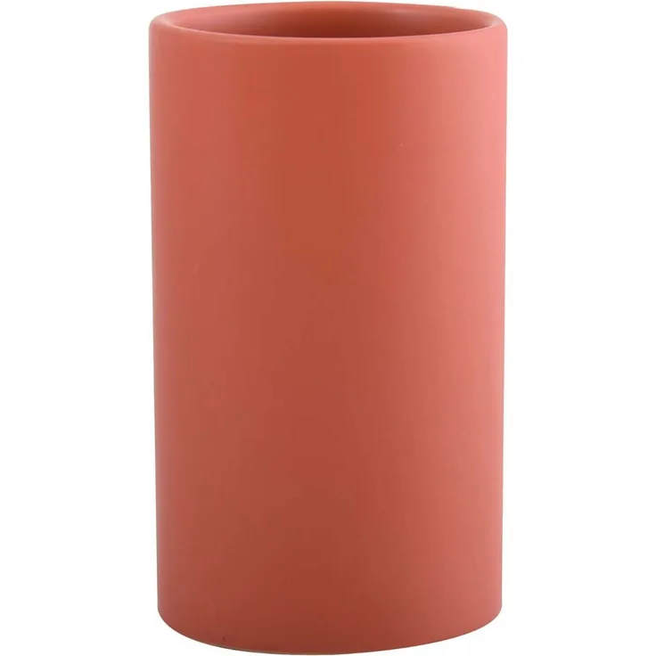 Zahnputzbecher Tube matt - Terracotta matt