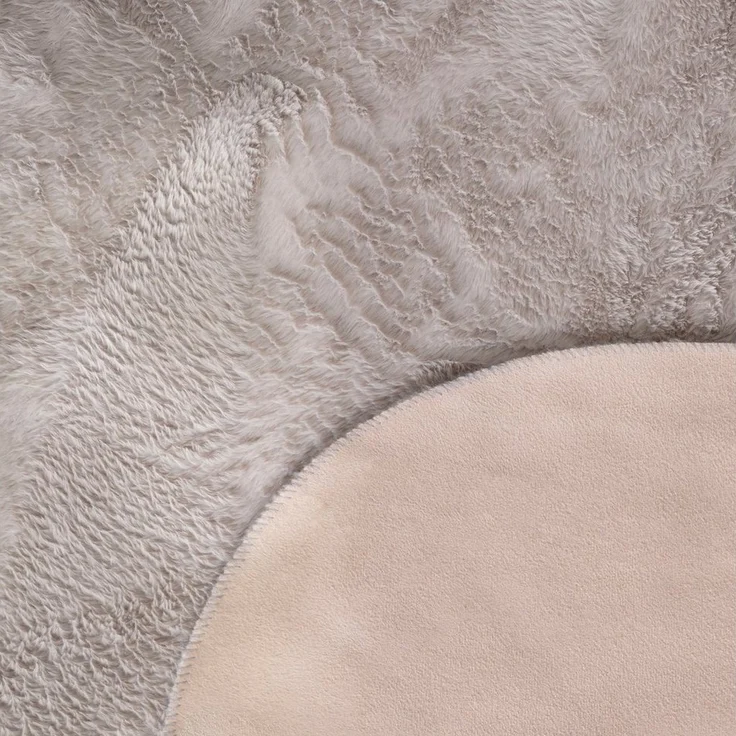 Paco Home Fellteppich Pelt 640, fellförmig, Höhe: 16 mm, Kunstfell, Uni Farben, sehr weicher Flor – Bild 2