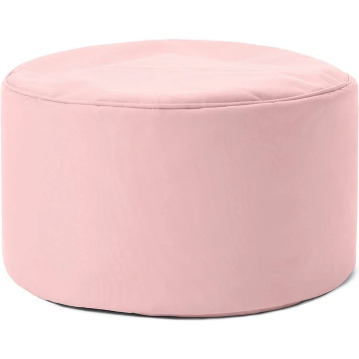 Lumaland Sitzsack-Hocker Pouf rund 50l pastellpink – Bild 1